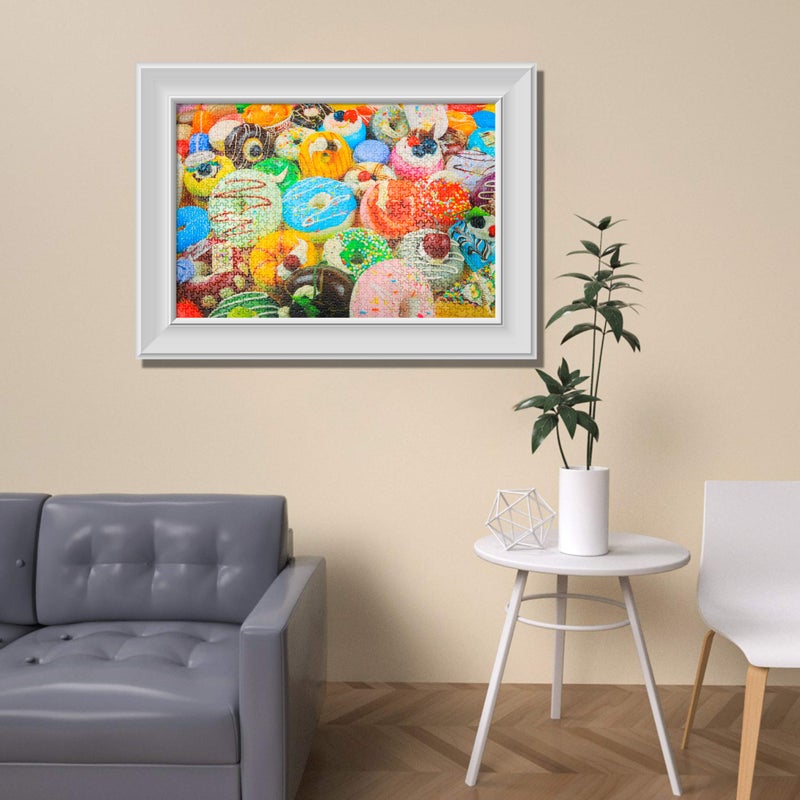 Tektalk 1000 Pieces Jigsaw Puzzles for Teens & Adults (Donut Feast) - Image 5